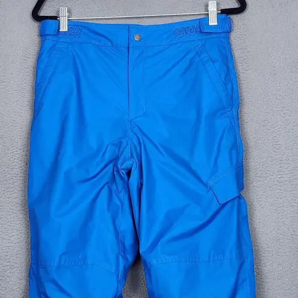 Columbia Ice Slope II Snow Pants Youth Large Blue Insulated Ski Winter Nylon - Picture 7 of 16